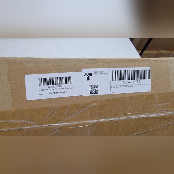 Puredown Throw Pillow Inserts 22 x 22 (Pack of 2, White), Big Throw Pillows - Picture 6 of 6